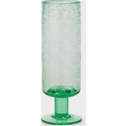 Ferm Living Oli Recycled H 16.8 cm Green Sektglas