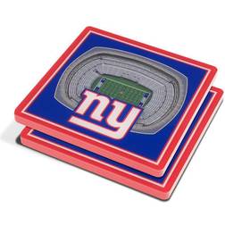 YouTheFan 3D New York Giants Stadium Blue/Red/Gray One-Size Coaster