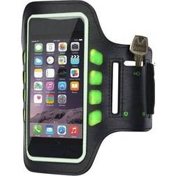 Connectech sports armband with LED light for iPhone. Black
