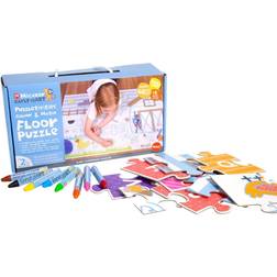 Micador early stART Puzzletivities Floor Puzzle Pack with Crayons