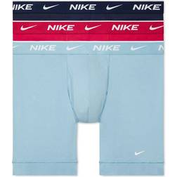 Nike Dri-FIT Essential Cotton Stretch Boxer Briefs 3-pack - Blue/Red/Black