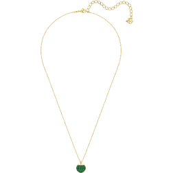 Swarovski Ginger Pendant Necklace - Gold/Transparent/Green