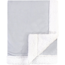 Hudson Plush Blanket with Sherpa Binding and Back