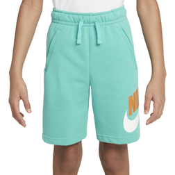 Nike Older Kid's Sportswear Club Fleece Shorts - Washed Teal/Light Curry (CK0509-392)