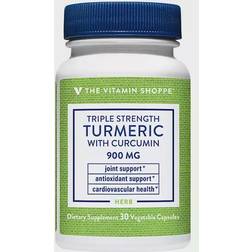 The Vitamin Shoppe Triple Strength Turmeric with Curcumin 900mg 30