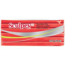 Sculpey III 8 oz, Red Hot Red