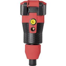 ABL Sursum 1589240 Safety mains socket Plastic voltage display 230 V Black, Red IP54