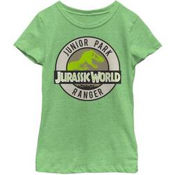 Girl's Jurassic World Two Junior Park Ranger Badge Graphic Tee - Green ...
