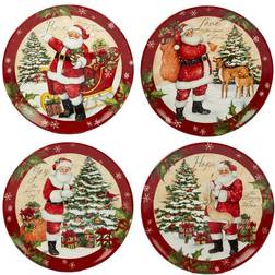 Certified International Holiday Wishes Dinner Plate 11" 4