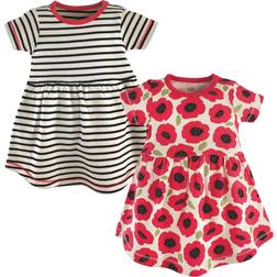 Touched By Nature Organic Cotton Dress 2-pack - Red Poppy (10168837)