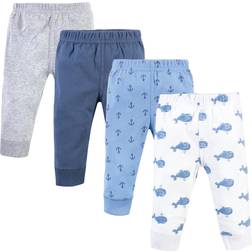 Hudson Baby Cotton Pants and Leggings - Blue Whales (10125577)