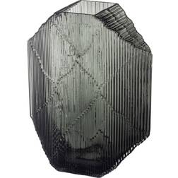Iittala Kartta glass sculpture 33.5 cm dark grey Pyntefigur