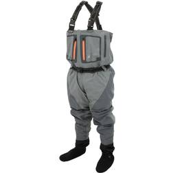 frogg toggs Pilot II Breathable Stockingfoot Chest Waders for Men Slate/Gray