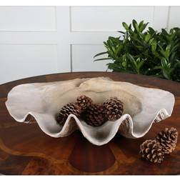 Uttermost Clam Antique White Shell Bowl Bowl