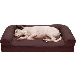 FurHaven Quilted Dog Bed Solid Orthopedic Foam Medium