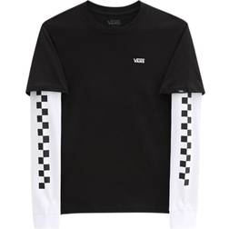 Vans Long Check Twofer T-Shirt - Black (VN0A49OY-BKA1)