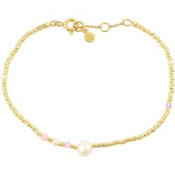 Hultquist Maya Bracelet - Gold/Pearls