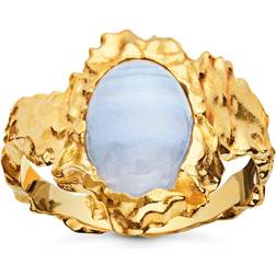 Maanesten Gudinde Ring - Gold/Transparent