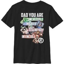 Fifth Sun Boys' Marvel Avengers Dad Short Sleeve Graphic T-Shirt
