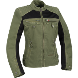 Segura Vanda Ladies Motorcycle Textile Jacket, green-brown, for Women, green-brown, for Women Woman