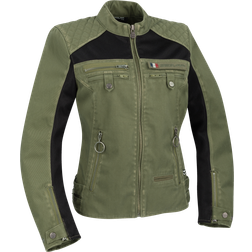 Segura Vanda Ladies Motorcycle Textile Jacket, green-brown, for Women Damen