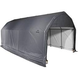 Barn Shelter 12 x 28 x 9 Gray Cover