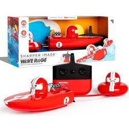 Sharper Image Wave Rage Remote Control Boat In Red Red