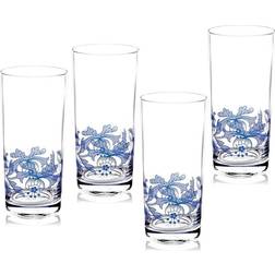 Spode Blue Italian Highballs, Set of 4 Drink Glass