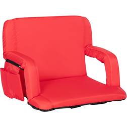 Flash Furniture Extra Wide Red Reclining Stadium Arm Chair
