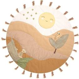 Crane Baby Cotton Quilted Activity Playmat Kendi Desert Sunset