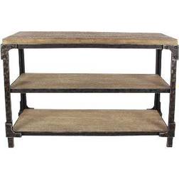 Olivia & May Rustic 3 Tier Console Table 19x48"