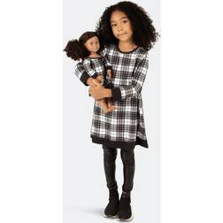 Leveret Girl and Doll Cotton Dress Bunny