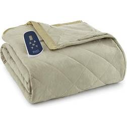 Micro Flannel Electric Heated Blankets Green