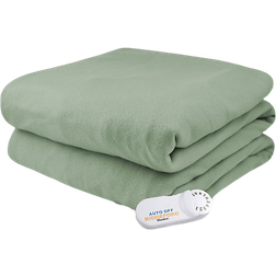 Biddeford Blankets Analog Electric Heated Throw Blankets Green (157.48x127)