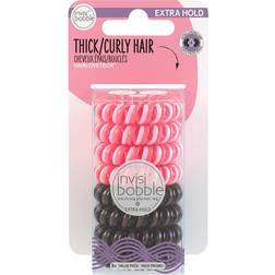 invisibobble EXTRA HOLD Multipack Pink & Brown