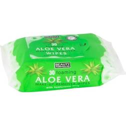 Beauty Formulas Aloe Vera Foaming Make-Up Remover Wipes
