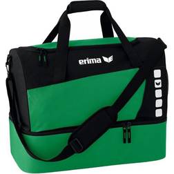 Erima Sports Bag with Bottom Compartment Emerald/Black, Large