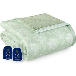 Micro Flannel Electric Heated Blankets Green (256.54x228.6)