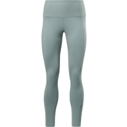 Reebok Yoga Studio ribbed detail high waisted leggings in