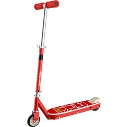 Swagtron Swagger SK1 Children's Kick-Start Electric Scooter, 6.2mph Speed, Red