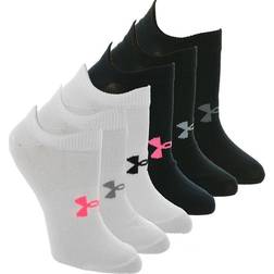 Under Armour Women's Essential 2.0 No Show Socks 6-Pack