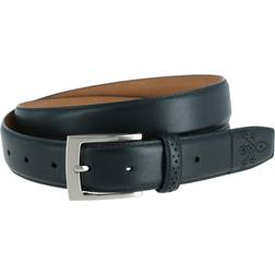 Trafalgar Men's Perforated Touch Leather Belt