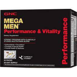 GNC Mega Men Performance & Vitality Vitapak 30