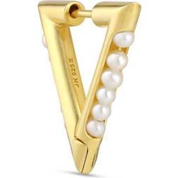 Jane Kønig Small Bahamas Earring - Gold/Pearls