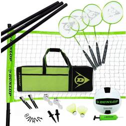 Dunlop Sport Badminton & Volleyball Combo Set