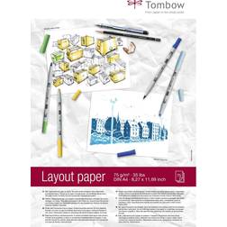 Tombow PB-Layout Layout Pad DIN A4 White Semi-Transparent