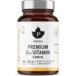 Pureness Premium vitamin D3 2000IE 60 st