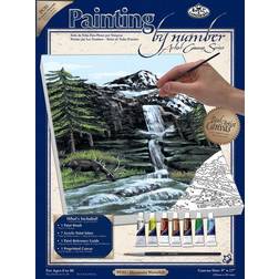 Royal & Langnickel Painting By Number Artist Canvas Small Mountain Water