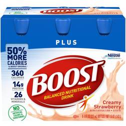 Boost Plus Nutritional Drink, Creamy Strawberry, 6 ct CVS