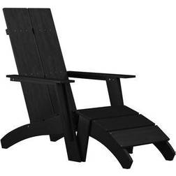 Flash Furniture JJ-C14509-14309-BK-GG Outdoor Restaurant Chair